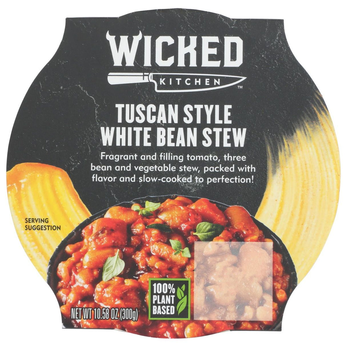 WICKED: Entree Tuscan Style White Bean Stew, 10.58 oz