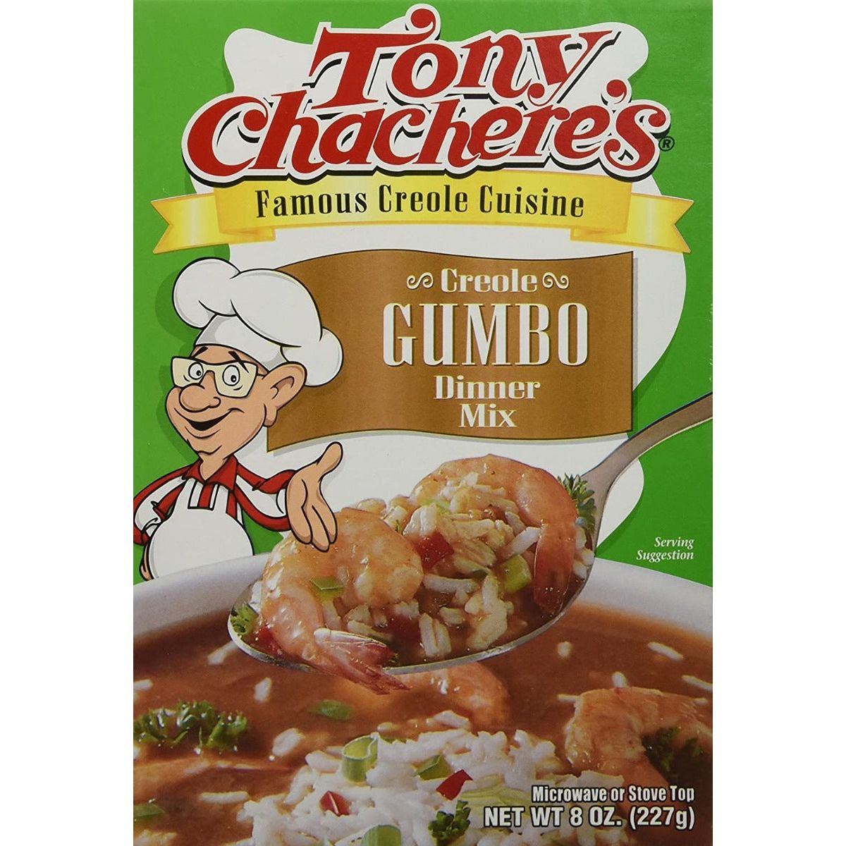 TONY CHACHERES: Creole Gumbo Rice Dinner Mix, 8 oz