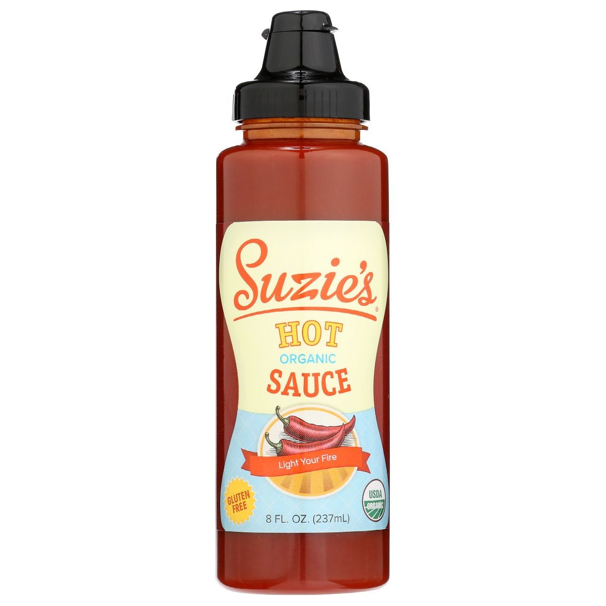SUZIE'S: Organic Hot Sauce, 8 fo