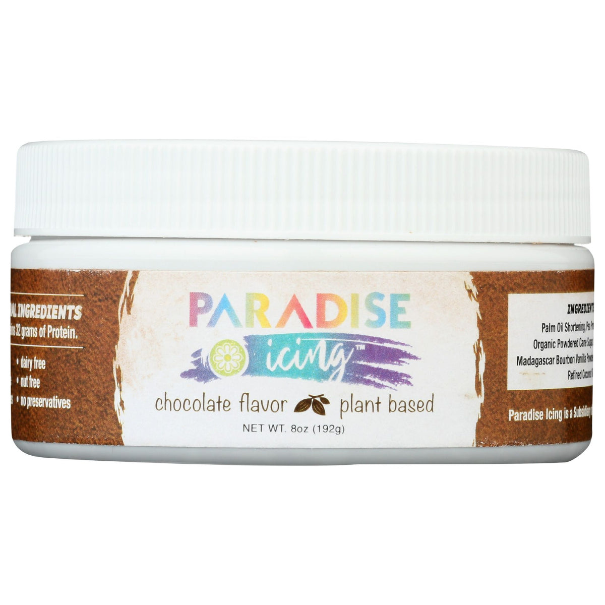 PARADISE ICING: Chocolate Flavor, 8 oz