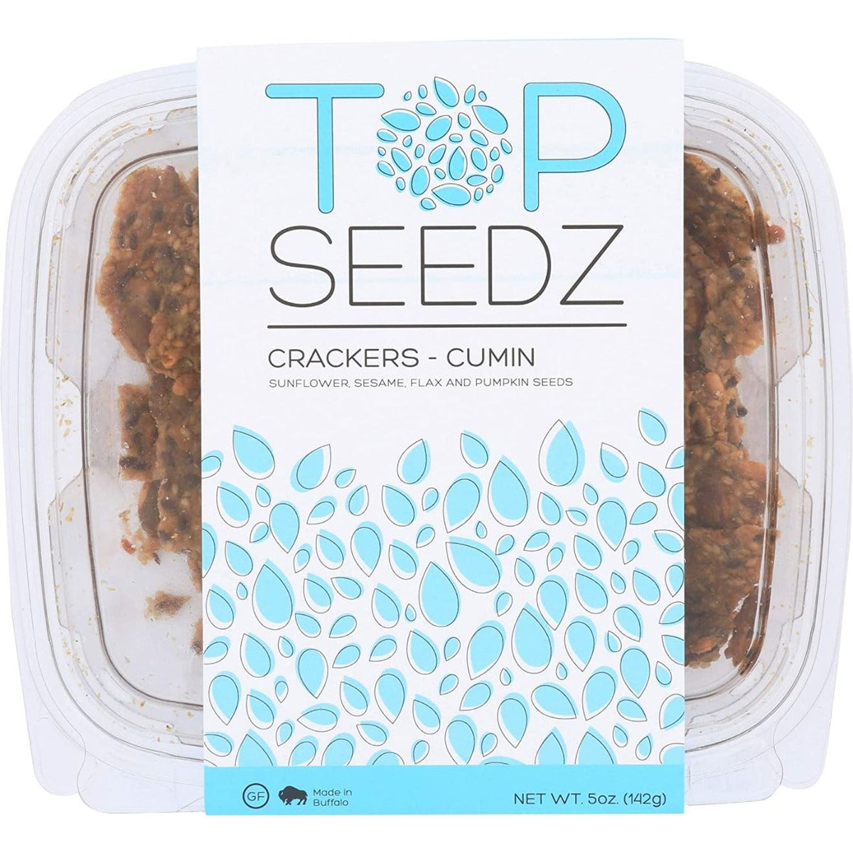 TOP SEEDZ LLC: Cumin Crackers, 5 oz