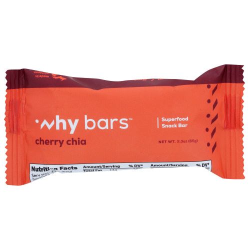 WHY BARS: Cherry Chia Snack Bar, 2.3 oz