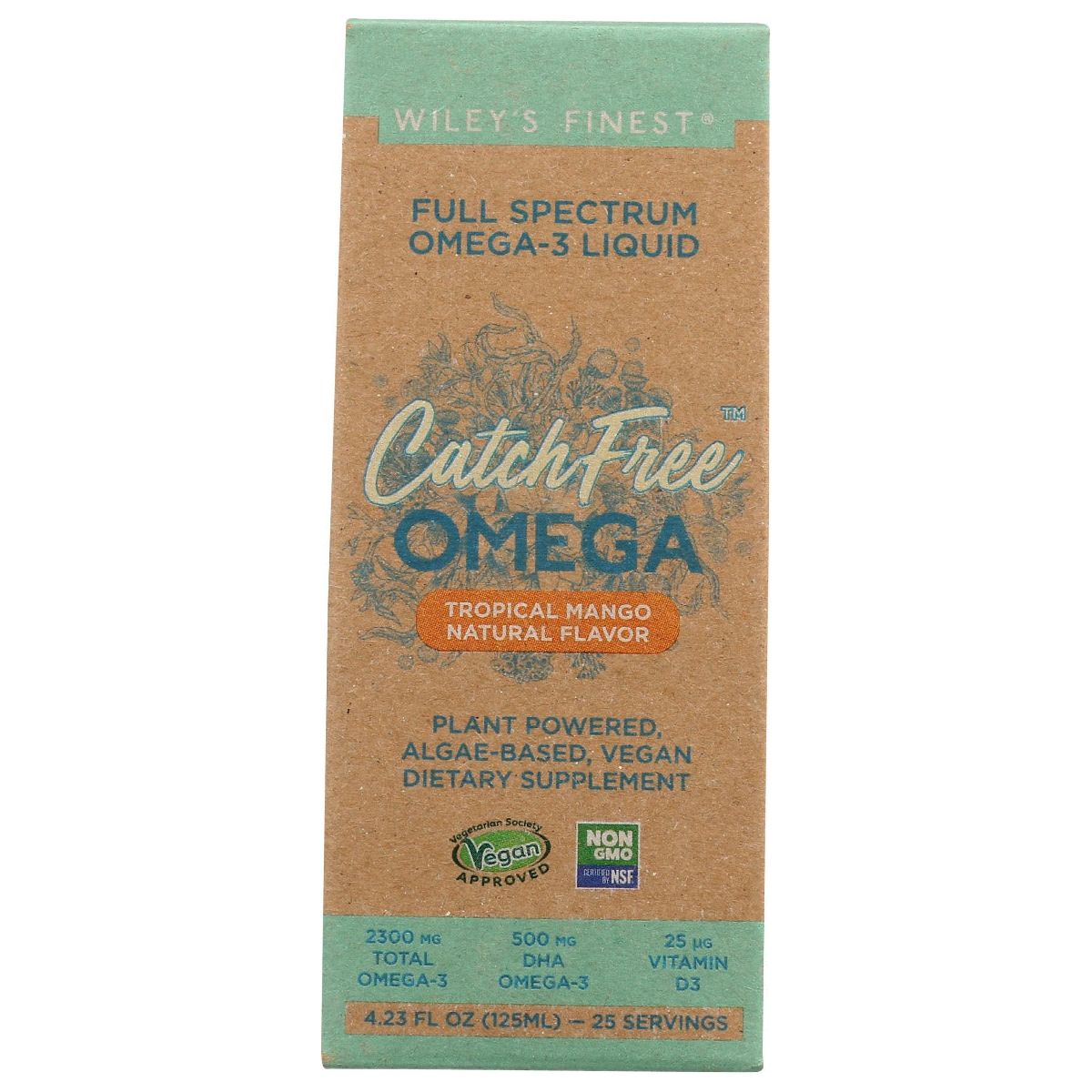 WILEYS FINEST: Liquid Full Spectrum Catch Free Omega, 4.23 oz