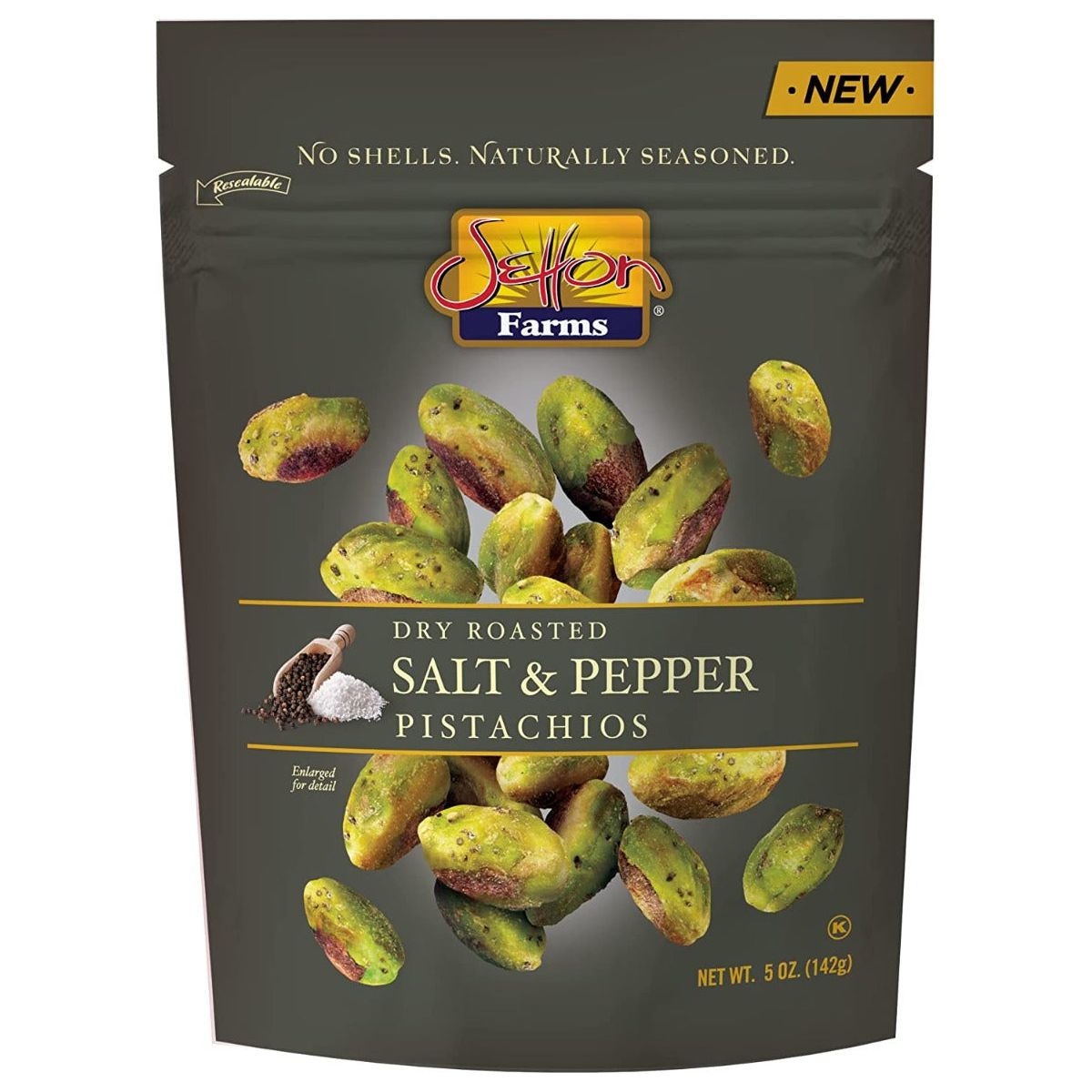 SETTON FARMS: Pistachio Kernels Salt & Pepper, 5 OZ