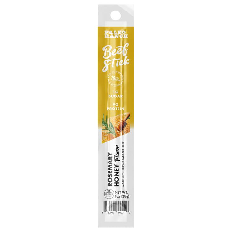 PALEO RANCH: Rosemary Honey Beef Sticks, 1 oz