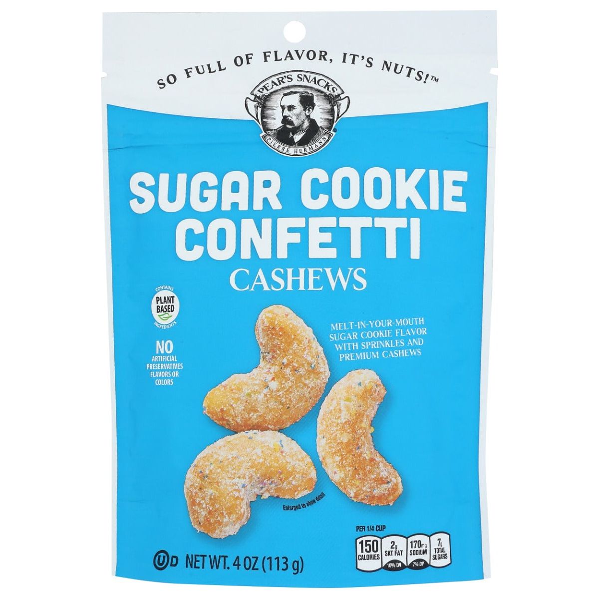PEARS SNACKS: Cashew Sugar Cookie Confetti, 4 OZ