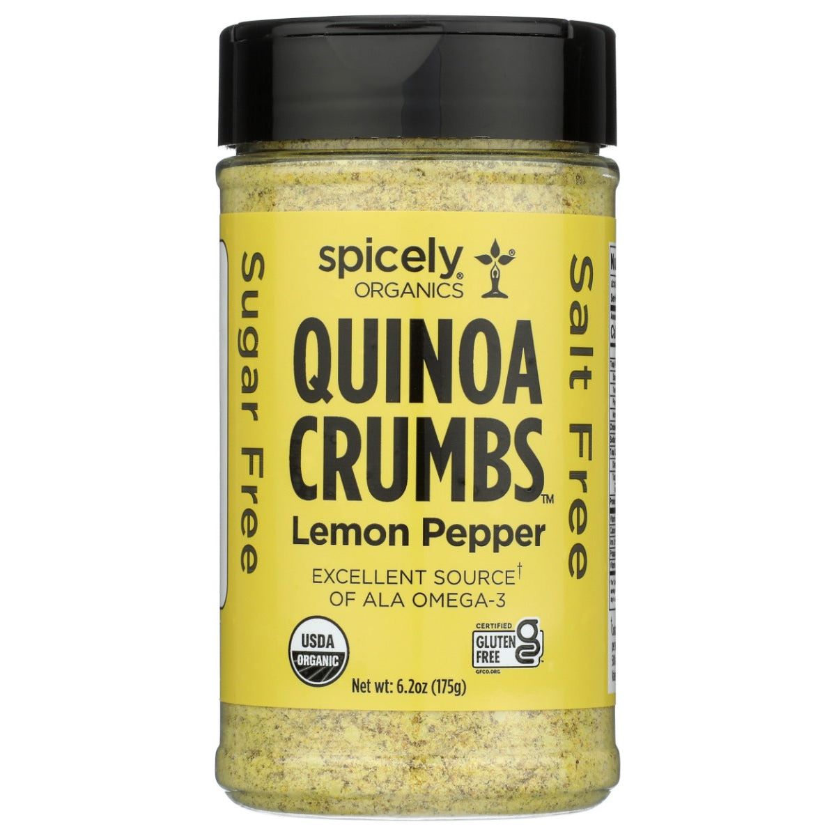 SPICELY ORGANICS: Organic Lemon Pepper Quinoa Crumbs, 6.2 oz