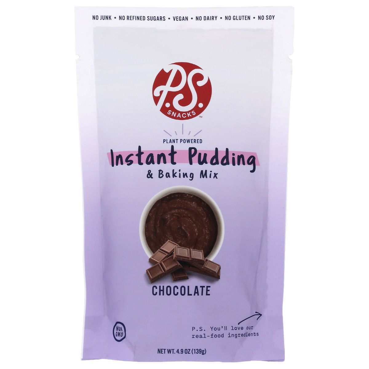 P.S. SNACKS COMPANY: Pudding Mix Chocolate, 4.9 oz