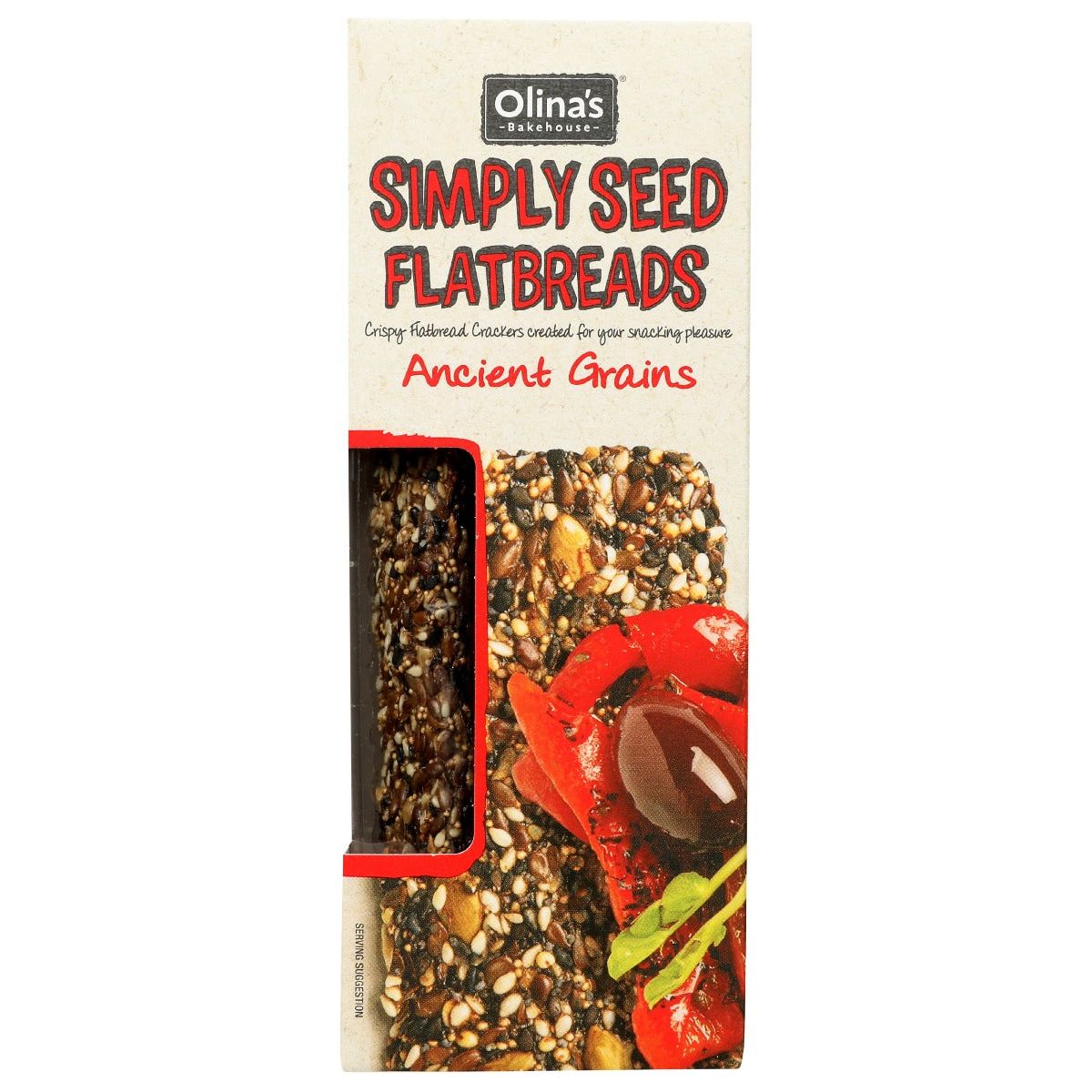 OLINAS BAKEHOUSE: Flatbread Ancient Grains, 3.5 oz