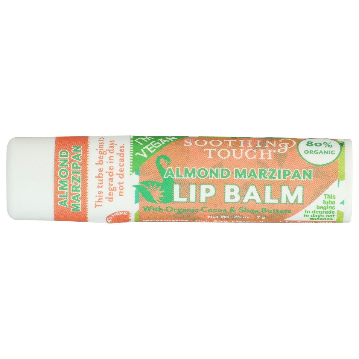SOOTHING TOUCH: Almond Marzipan Vegan Lip Balm, 0.25 oz