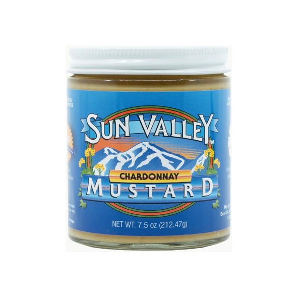 SUN VALLEY MUSTARD: Chardonnay Mustard, 7.5 oz