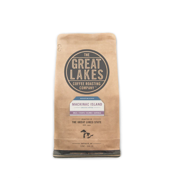 THE GREAT LAKES COFFEE ROASTING CO: Mackinac Island Whole Bean Coffee, 12 oz