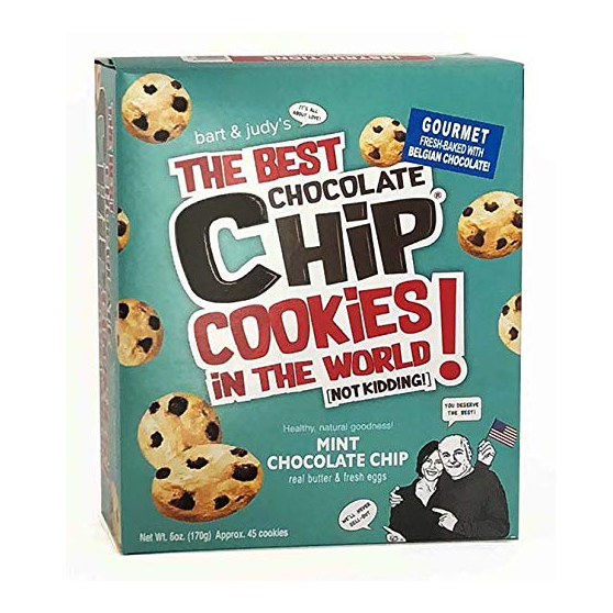 THE BEST CHOC CHIP COOKIE: Mint Chocolate Chip Cookie, 6 oz