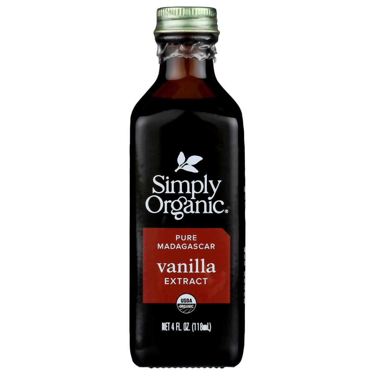 SIMPLY ORGANIC: Pure Madagascar Vanilla Extract, 4 oz