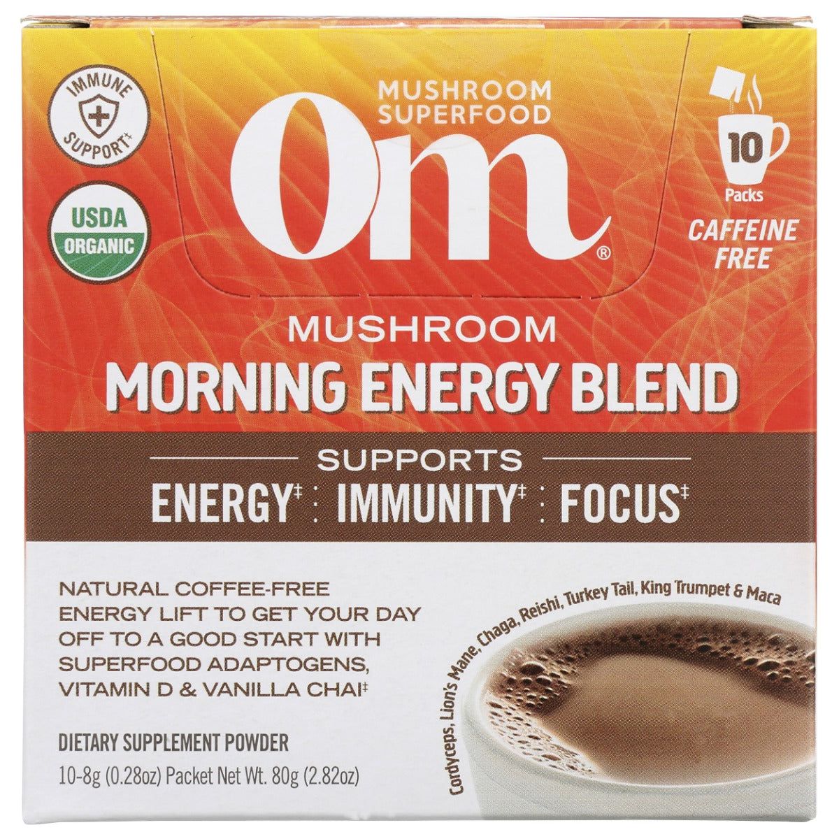 OM MUSHROOMS: Mushroom Morning Energy Blend, 10 pk