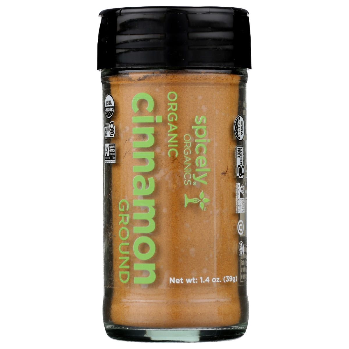 SPICELY ORGANICS: Organic Cinnamon Ground Jar, 1.4 oz