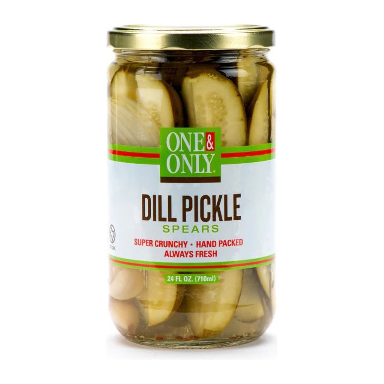 ONE AND ONLY SALAD DRESSING: Dill Pickle Spears, 24 oz