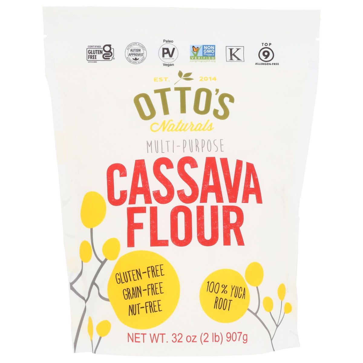 OTTOS NATURALS: Cassava Flour, 32 oz
