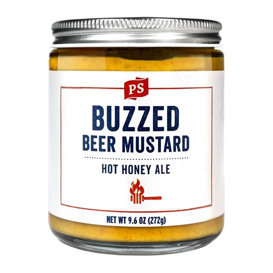PS SEASONING: Buzzed Beer Mustard Hot Honey Ale, 9.6 oz