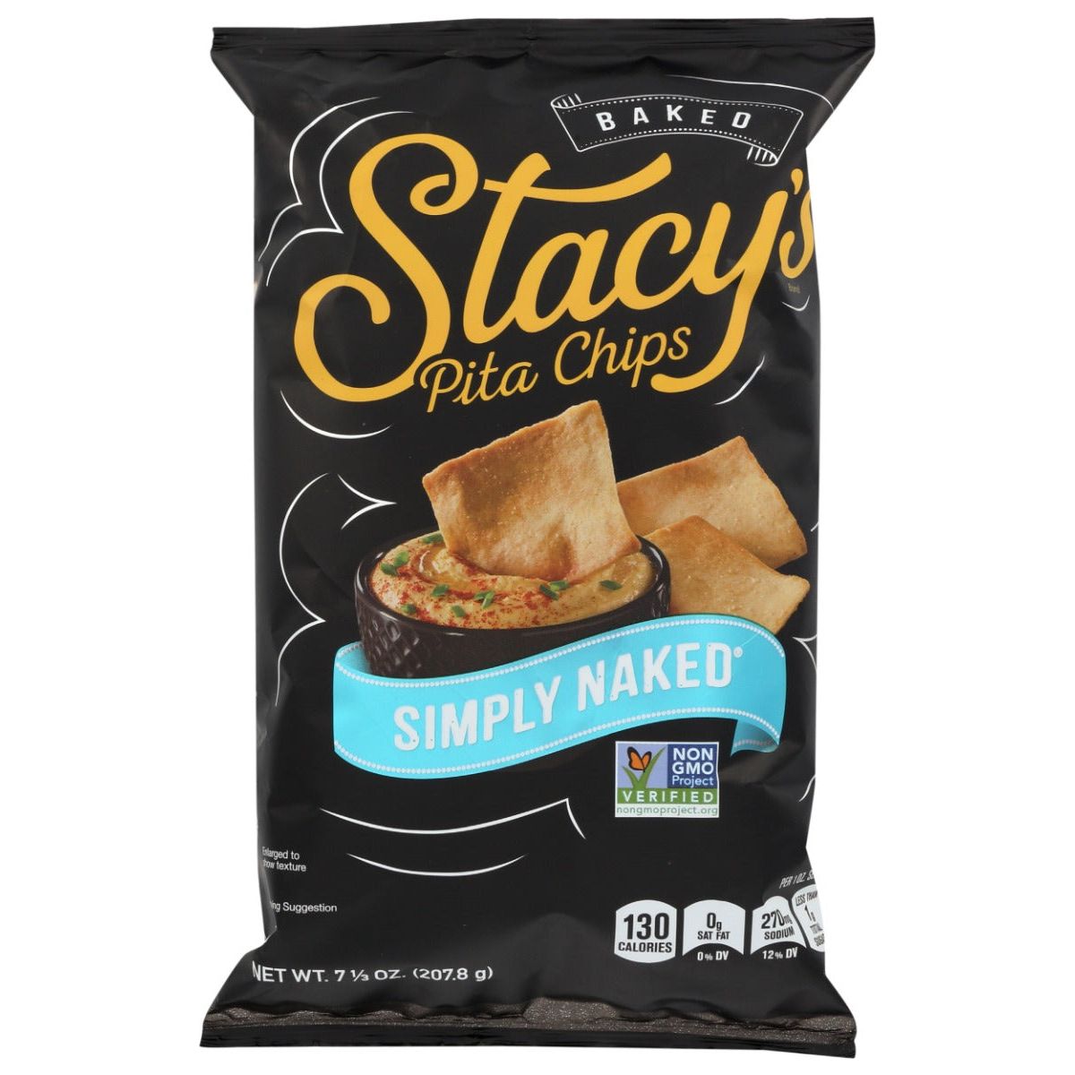 STACYS PITA CHIP: Simply Naked Pita Chips, 7.33 oz