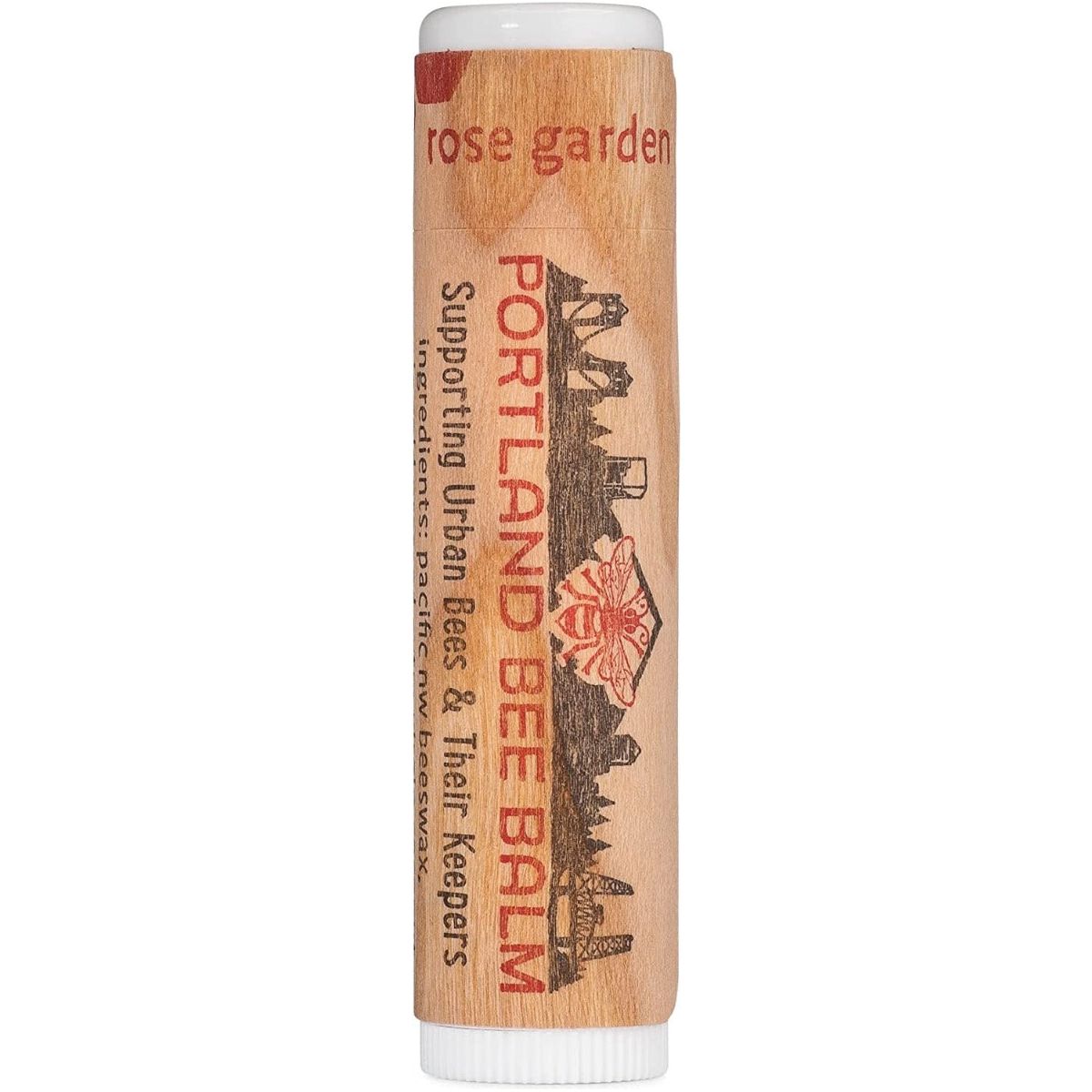 PORTLAND BEE BALM: Rose Garden Lip Balm, 0.15 oz