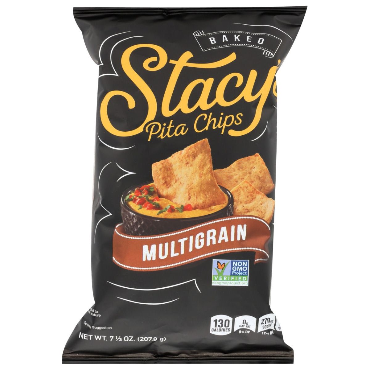 STACYS PITA CHIP: Multigrain Pita Chips, 7.33 oz
