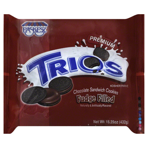 PASKESZ: Fudge Filled Trios, 15.25 oz