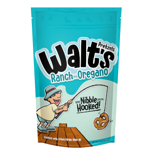 WALTS PRETZELS: Ranch Oregano Pretzels, 7 oz