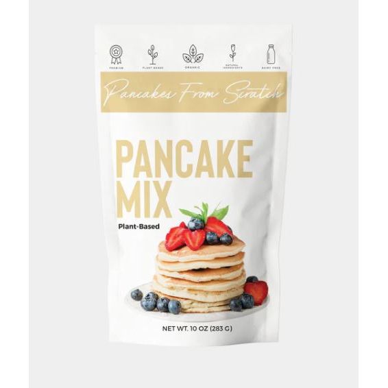 PANCAKES FROM SCRATCH: Vegan Pancake and Waffle Mix, 10 oz