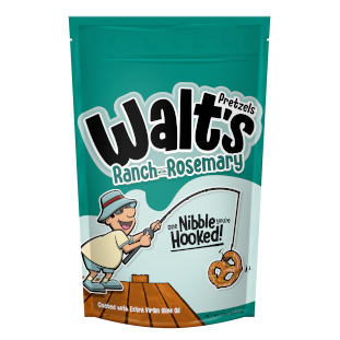 WALTS PRETZELS: Ranch Rosemary Pretzels, 7 oz