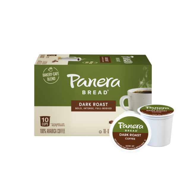PANERA BREAD: Dark Roast Single Serve Coffee, 10 ea
