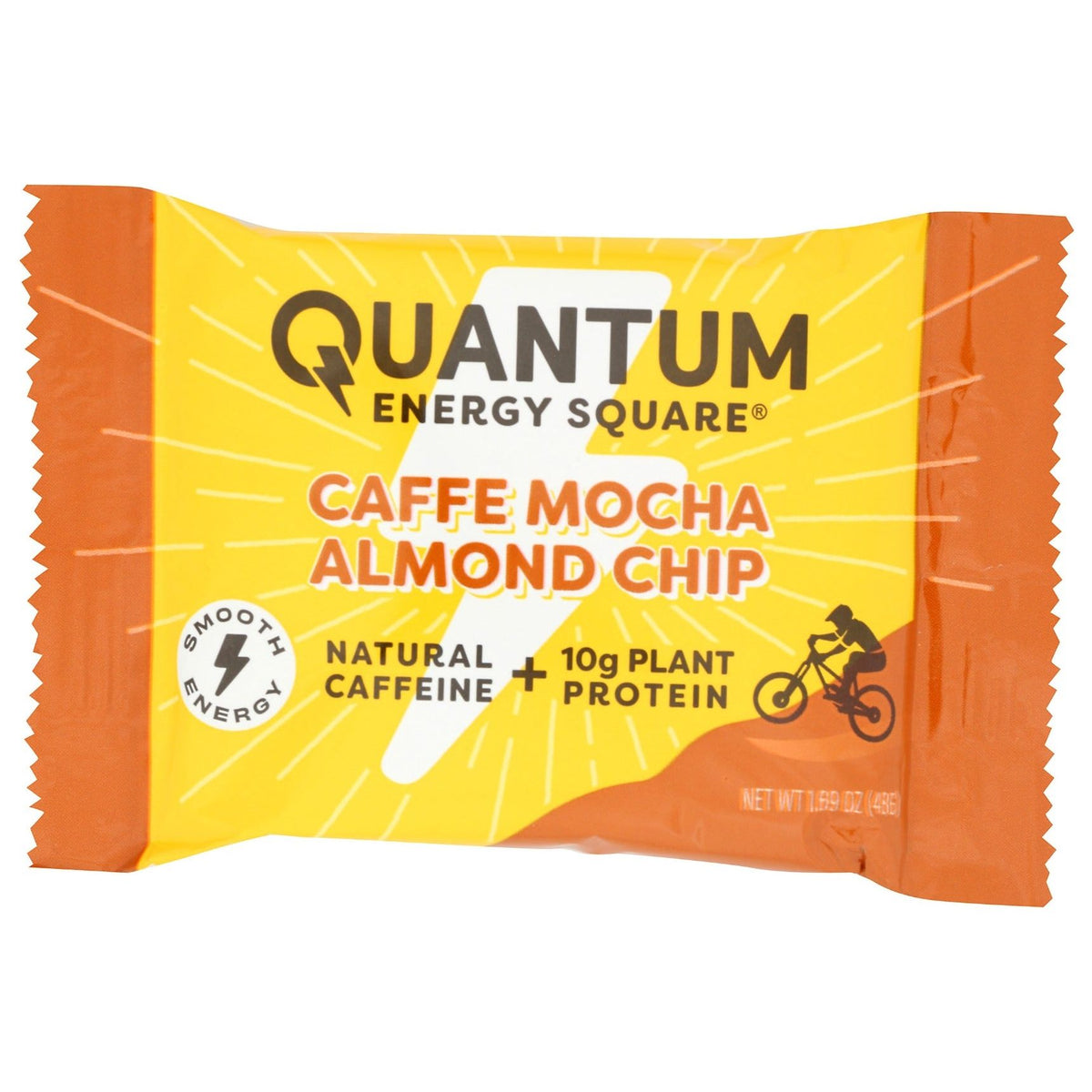 QUANTUM ENERGY SQUARES: Caffe Mocha Almond Chip Bar, 1.69 oz