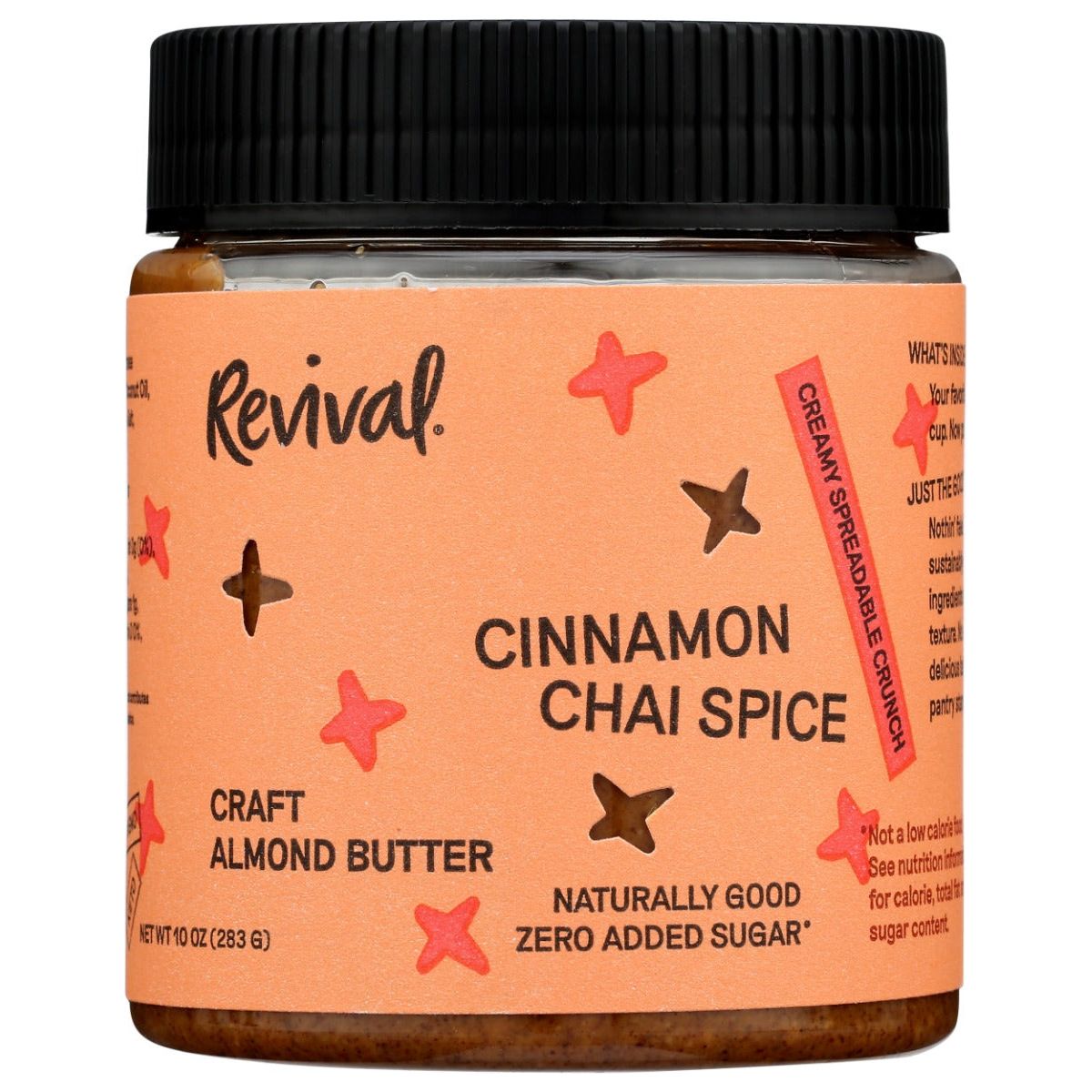 REVIVAL FOOD CO: Cinnamon Chai Spice Almond Butter, 10 oz