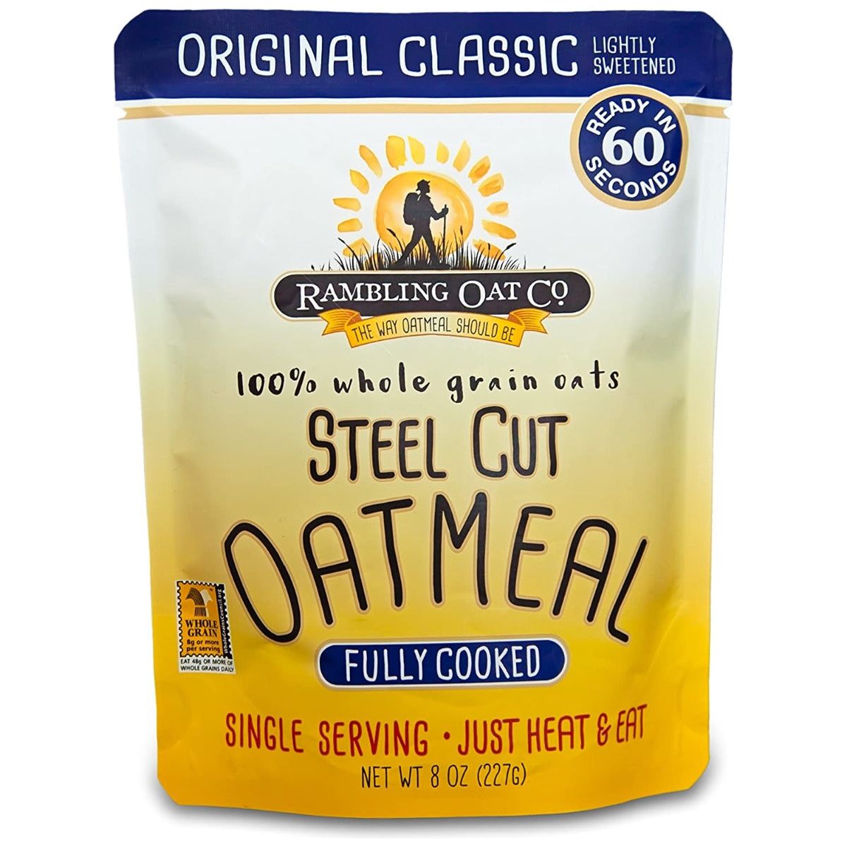 RAMBLING OAT COMPANY: Steel Cut Oatmeal Original, 9.1 oz