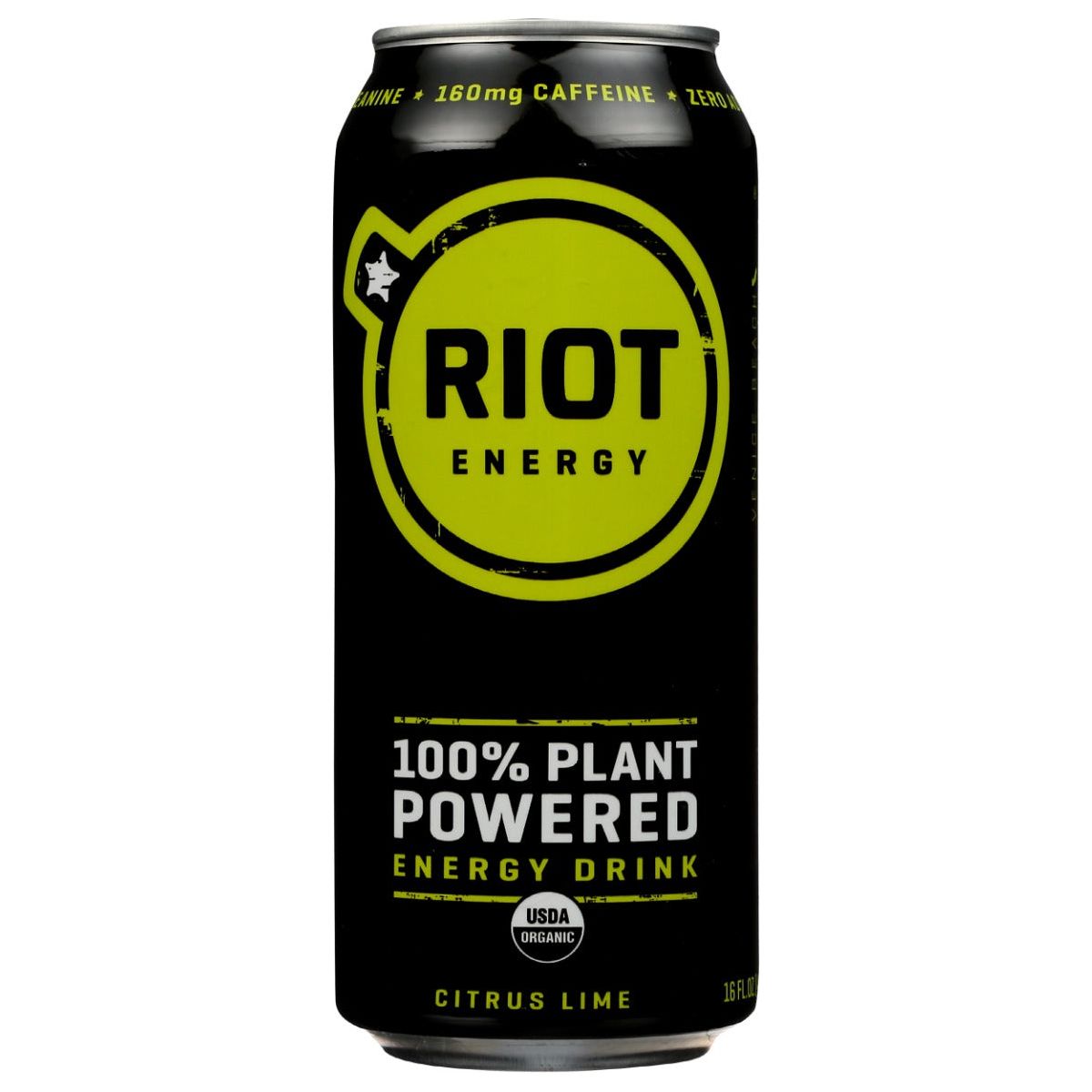 RIOT ENERGY: Citrus Lime Riot Energy Drink, 16 fo