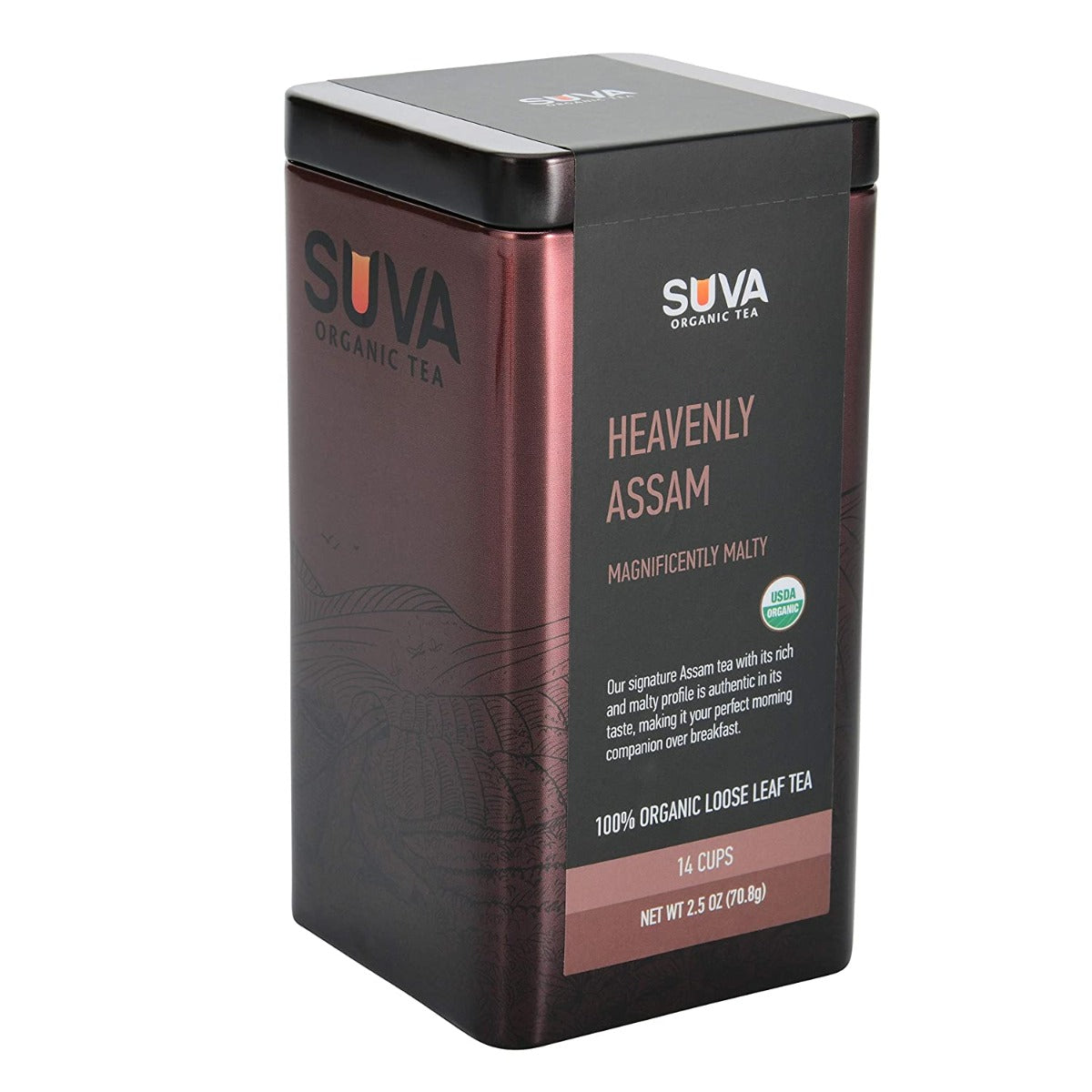 SUVA ORGANIC TEA: Heavenly Assam Tea, 2.5 oz