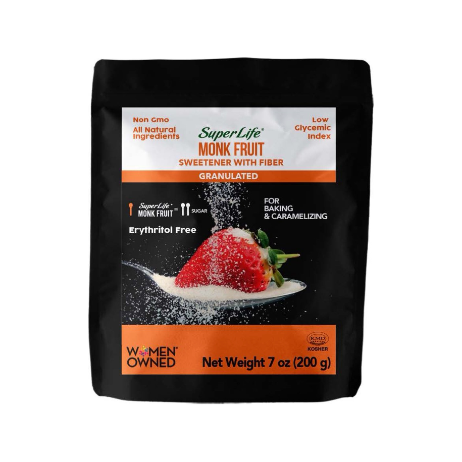 SUPER LIFE: Sweetener Monk Fruit, 7.05 OZ