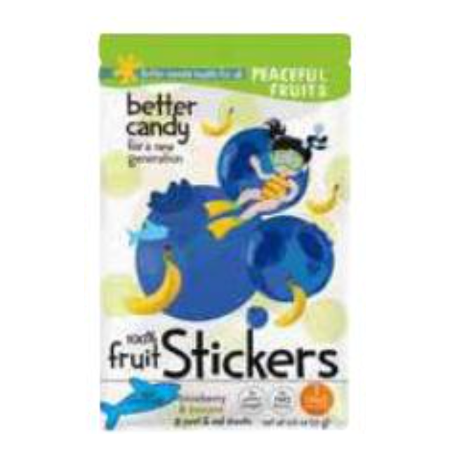 PEACEFUL FRUIT: Fruit Banana Blueberry, 0.6 oz