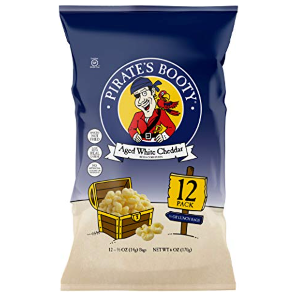 PIRATE BRANDS: Booty Wht Chdr Agd Vday, 6 OZ