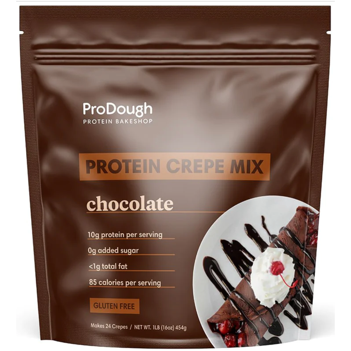 PRODOUGH BAKERY: Mix Crepe Protein Choc, 16 oz