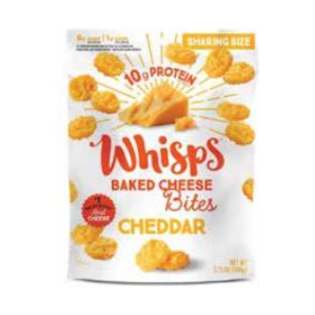 WHISPS: Bites Cheddar Cheese, 3.75 oz