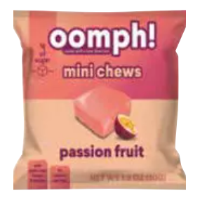 OOMPH!: Fruit Chews Mini Pssn Frt, 1.8 oz