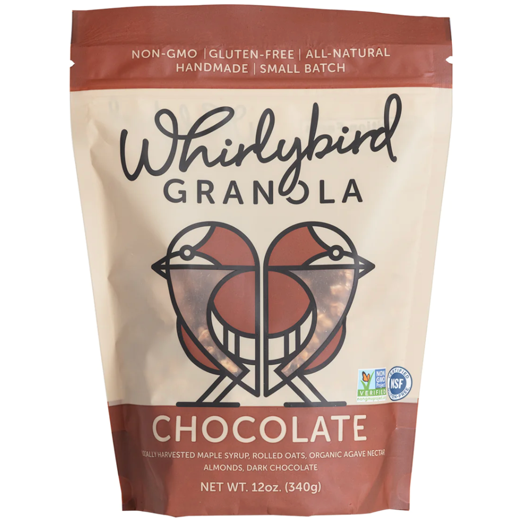 WHIRLYBIRD GRANOLA: Granola Chocolate, 11 oz