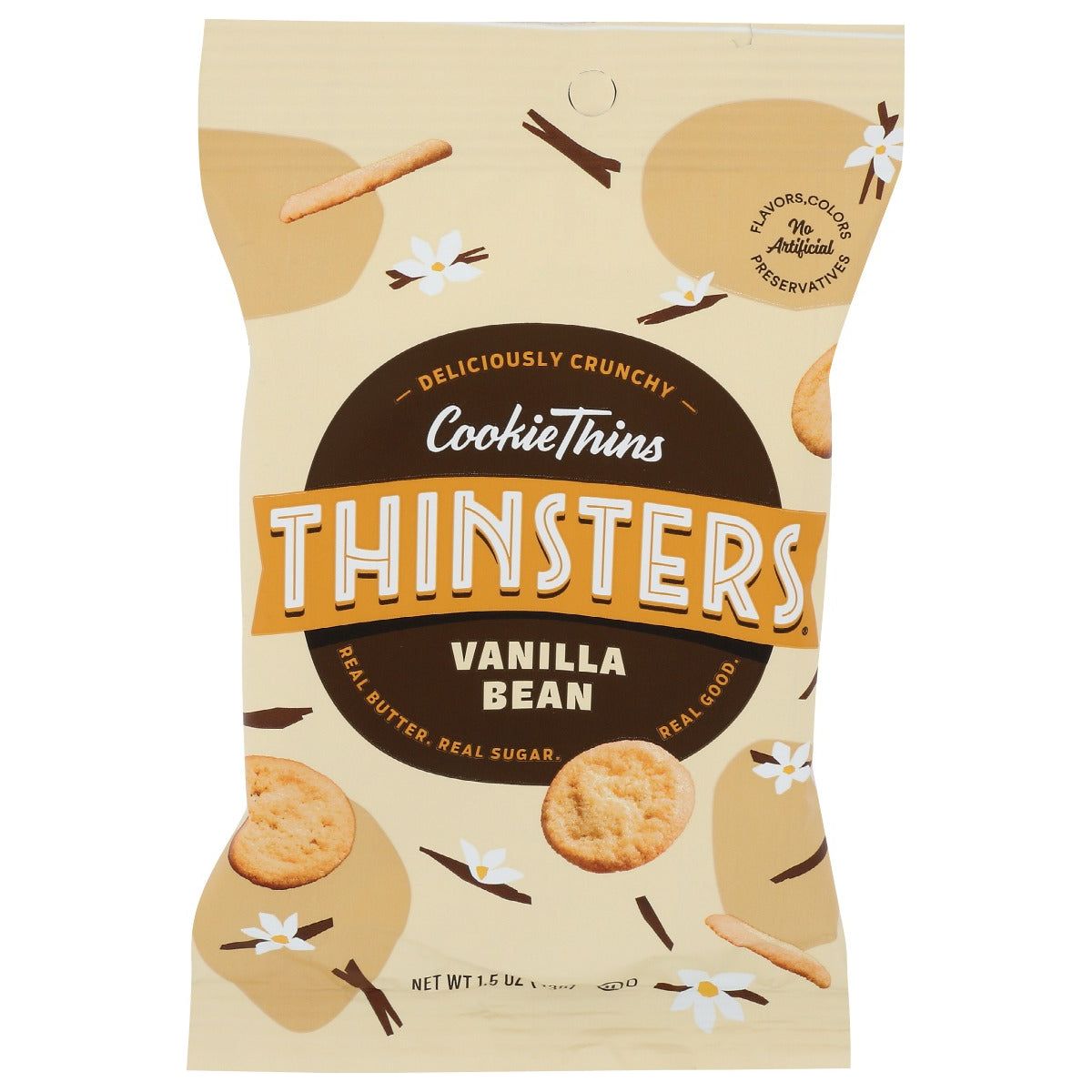 THINSTERS: Vanilla Bean Cookie Thins, 1.5 oz