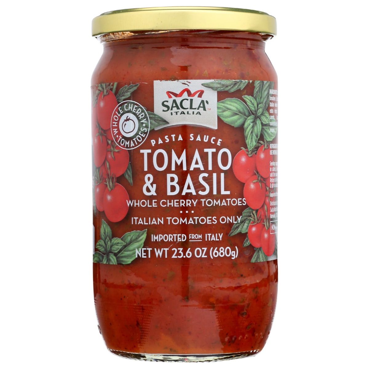 SACLA: Tomato and Basil Pasta Sauce, 24 oz