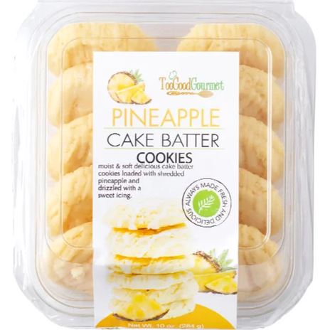 TOO GOOD GOURMET: Pineapple Cake Batter Cookies, 10 oz