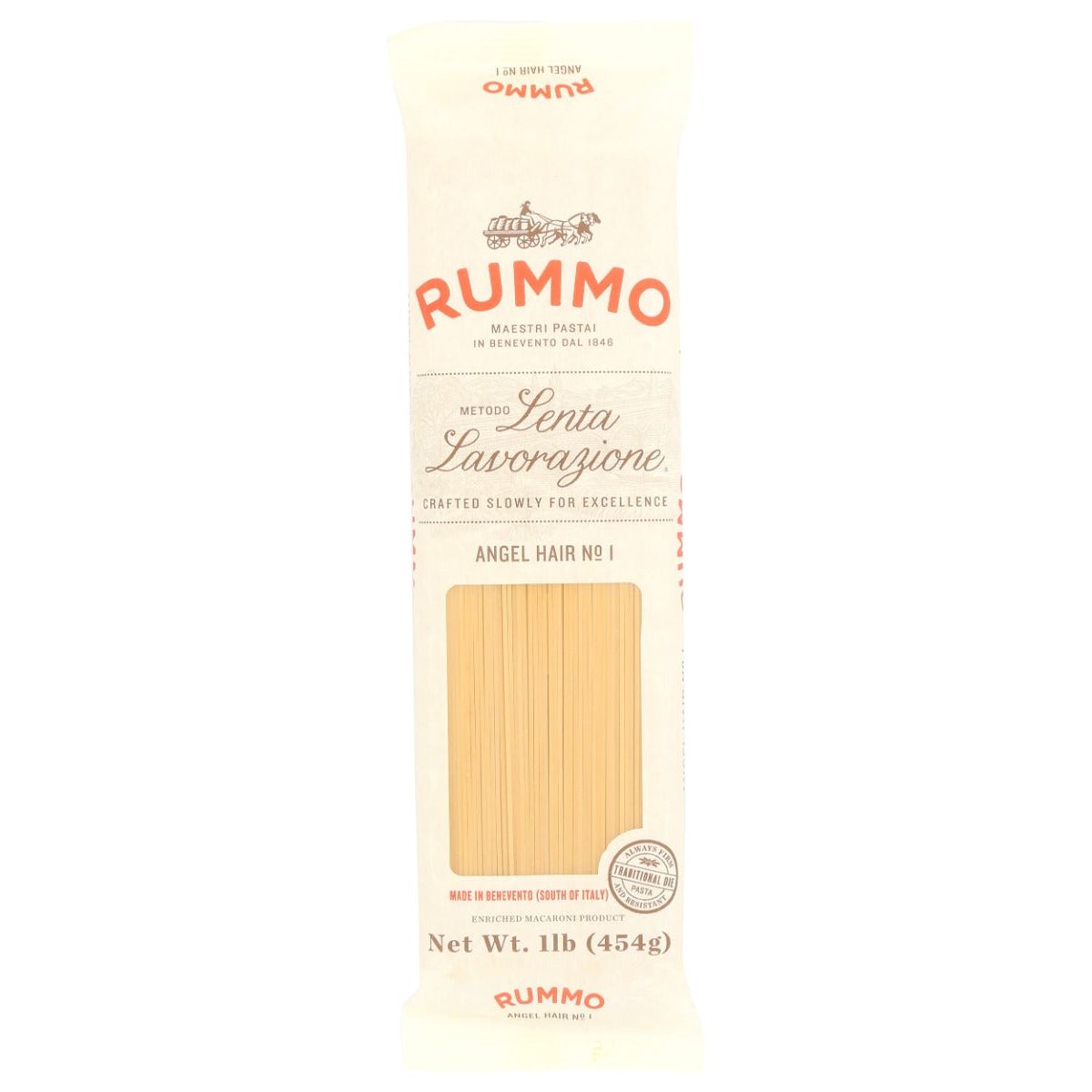 RUMMO: Capellini No 1 Pasta, 1 lb