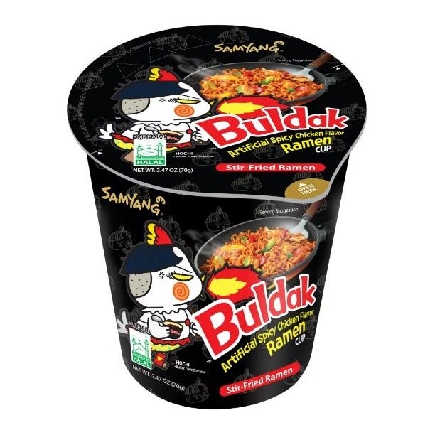 SAMYANG: Spicy Chicken Flavor Ramen Cup, 2.47 oz