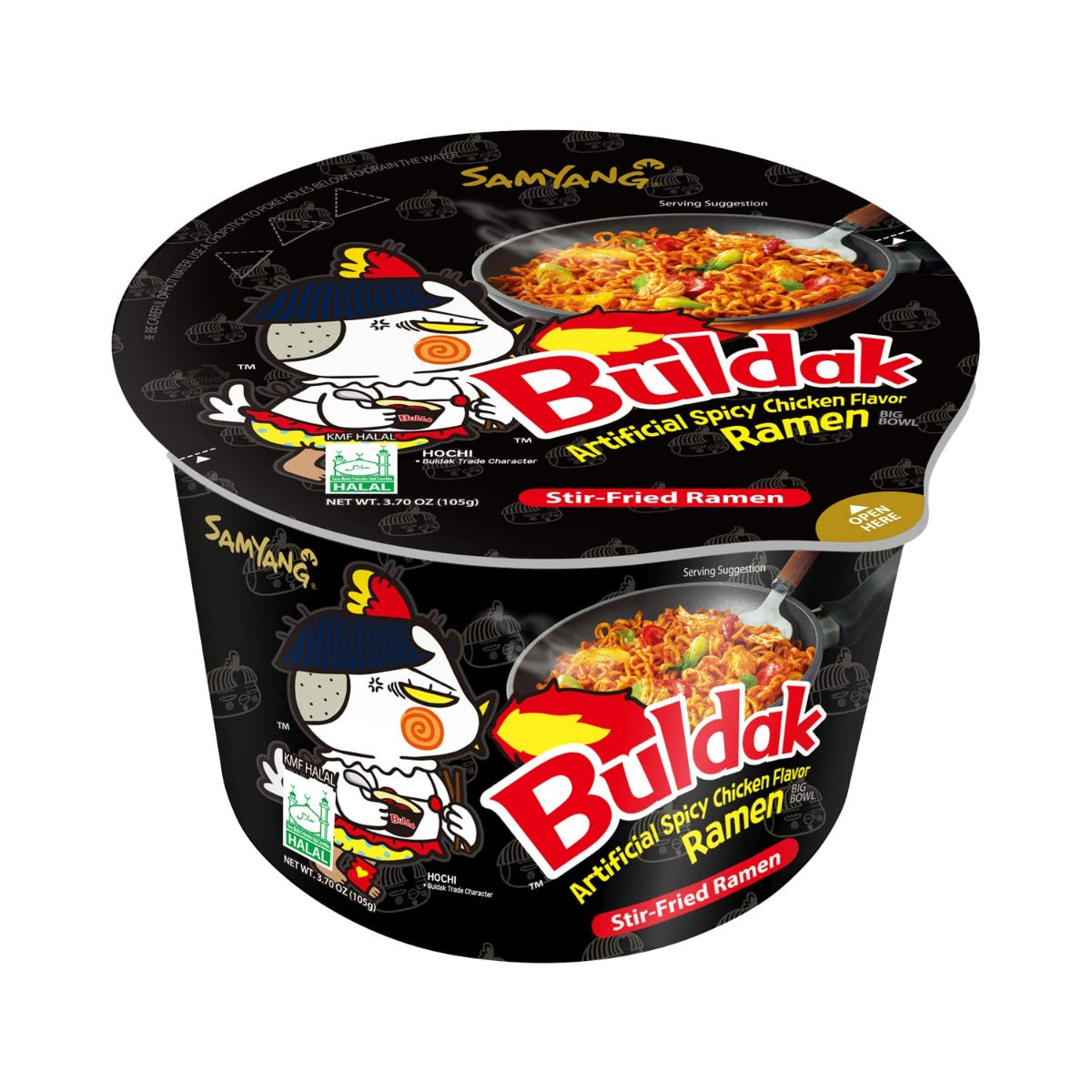 SAMYANG: Spicy Chicken Flavor Ramen Big Bowl, 3.7 oz