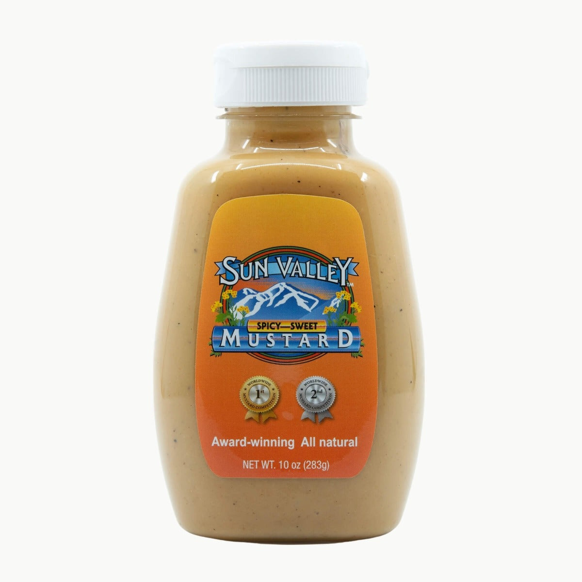 SUN VALLEY MUSTARD: Spicy Sweet Mustard Squeeze, 10 oz